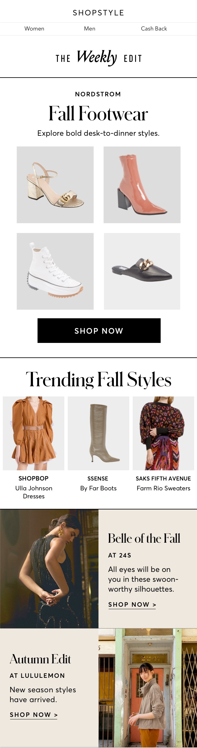 shopstyle email