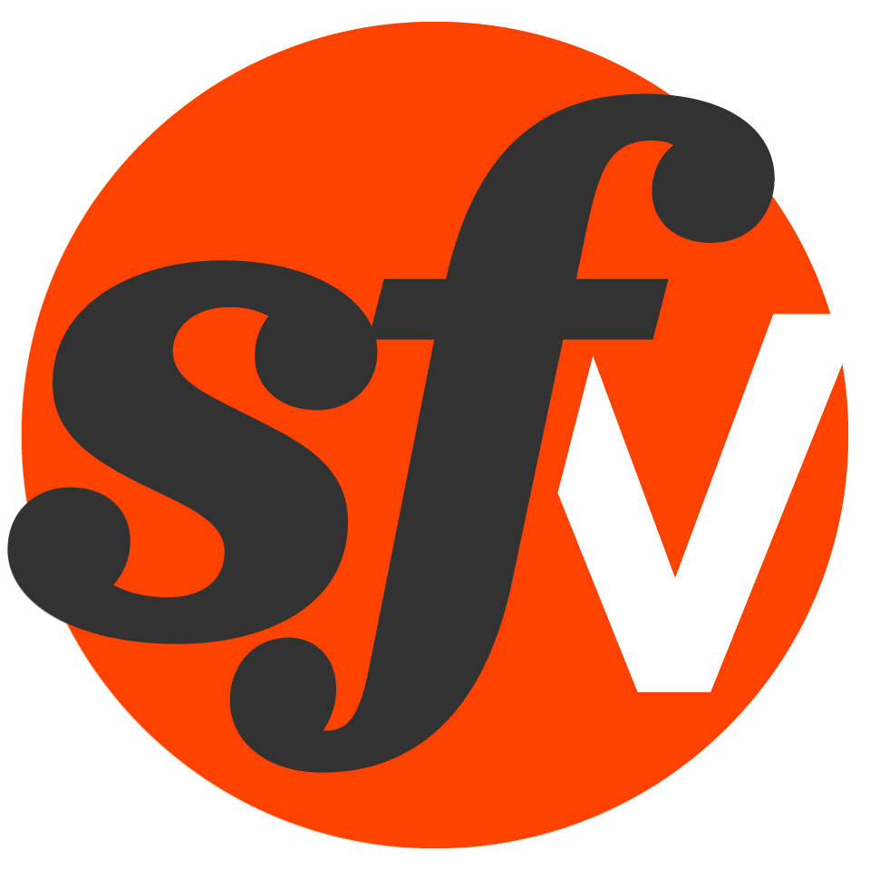 A logo design for SF Vision, a coalition comprising various organizations and elected officials in San Francisco.